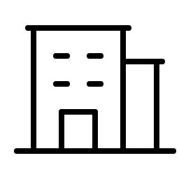 building office thin icon