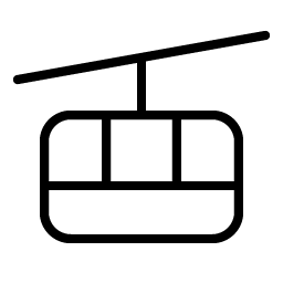 cable car thin icon