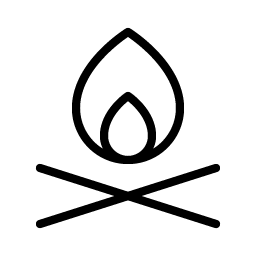 campfire thin icon