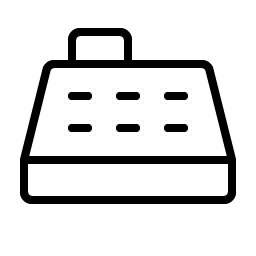 cash register thin icon