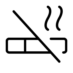 cigarette slash thin icon