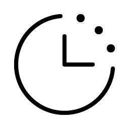 clock countdown thin icon