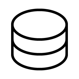 database thin icon
