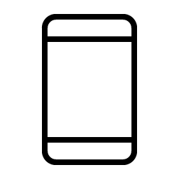 device mobile thin icon
