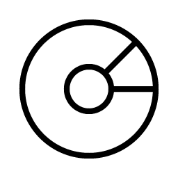 disc thin icon