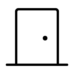 door thin icon