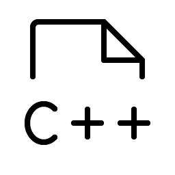 file cpp thin icon