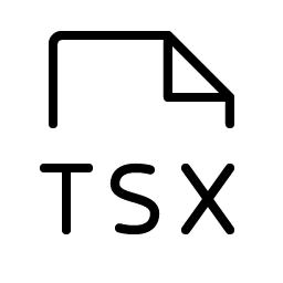 file tsx thin icon