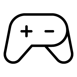 game controller thin icon