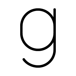 goodreads logo thin icon