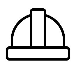 hard hat thin icon