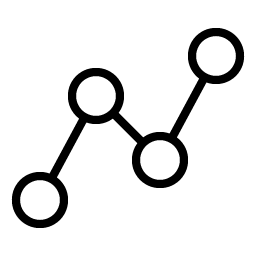 line segments thin icon