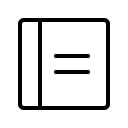 notebook thin icon