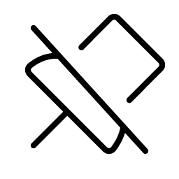 push pin slash thin icon