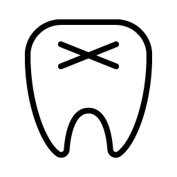tooth thin icon