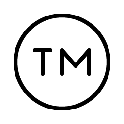 trademark thin icon
