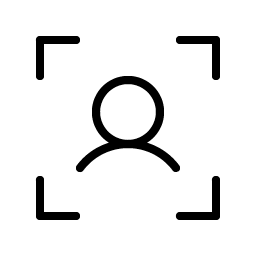 user focus thin icon