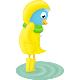 fall raincoat no text icon