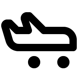 Airplane Taxiing Bold icon