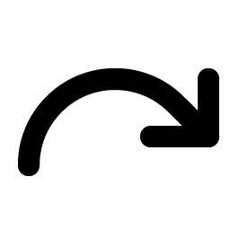 Arrow Arc Right Bold icon