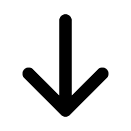 Arrow Down Bold icon