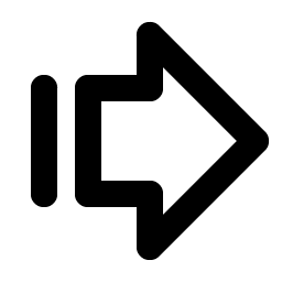 Arrow Fat Line Right Bold icon