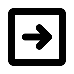 Arrow Square Right Bold icon