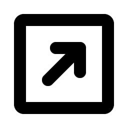 Arrow Square Up Right Bold icon