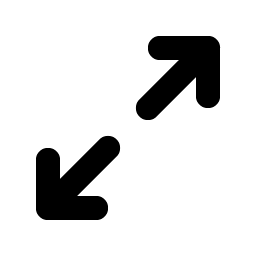 Arrows Out Simple Bold icon