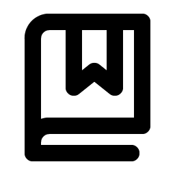 Book Bookmark Bold icon