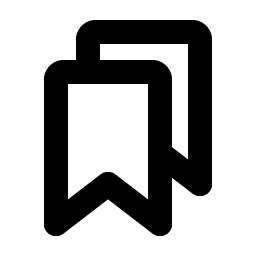 Bookmarks Bold icon