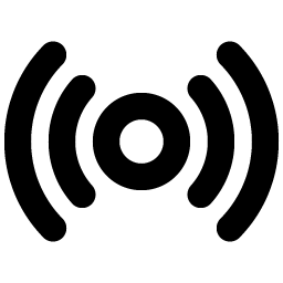 Broadcast Bold icon - free SVG download