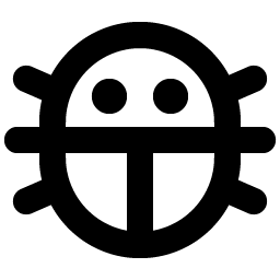 Bug Bold icon - free SVG download