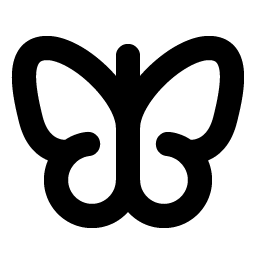 Butterfly Bold icon - free SVG download