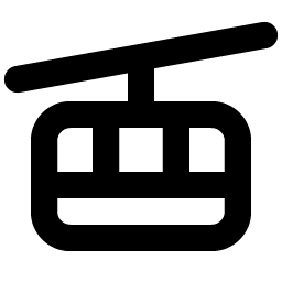 Cable Car Bold icon