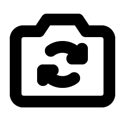 Camera Rotate Bold icon - free SVG download