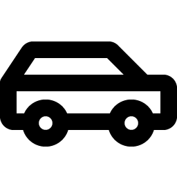 Car Profile Bold icon - free SVG download