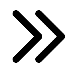 Caret Double Right Bold icon - free SVG download