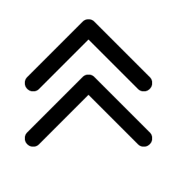 Caret Double Up Bold icon - free SVG download