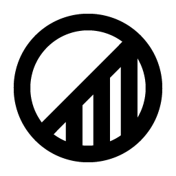 Circle Half Tilt Bold icon