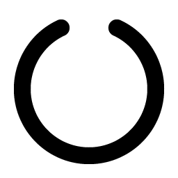 Circle Notch Bold icon