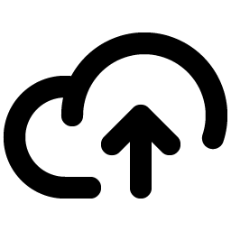Cloud Arrow Up Bold icon