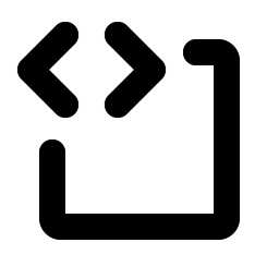 Code Block Bold icon