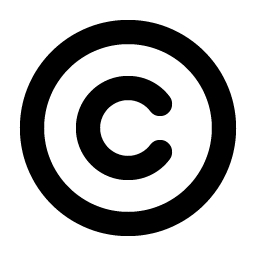 Copyright Bold icon