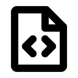 File Code Bold icon - free SVG download