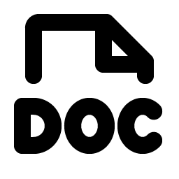 File Doc Bold icon - free SVG download