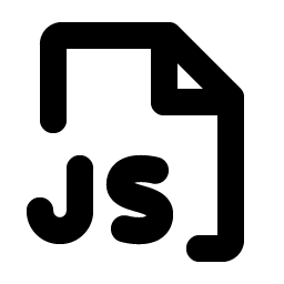 File Js Bold icon