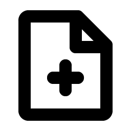 File Plus Bold icon