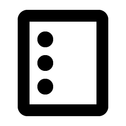 Film Script Bold icon