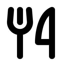 Fork Knife Bold icon